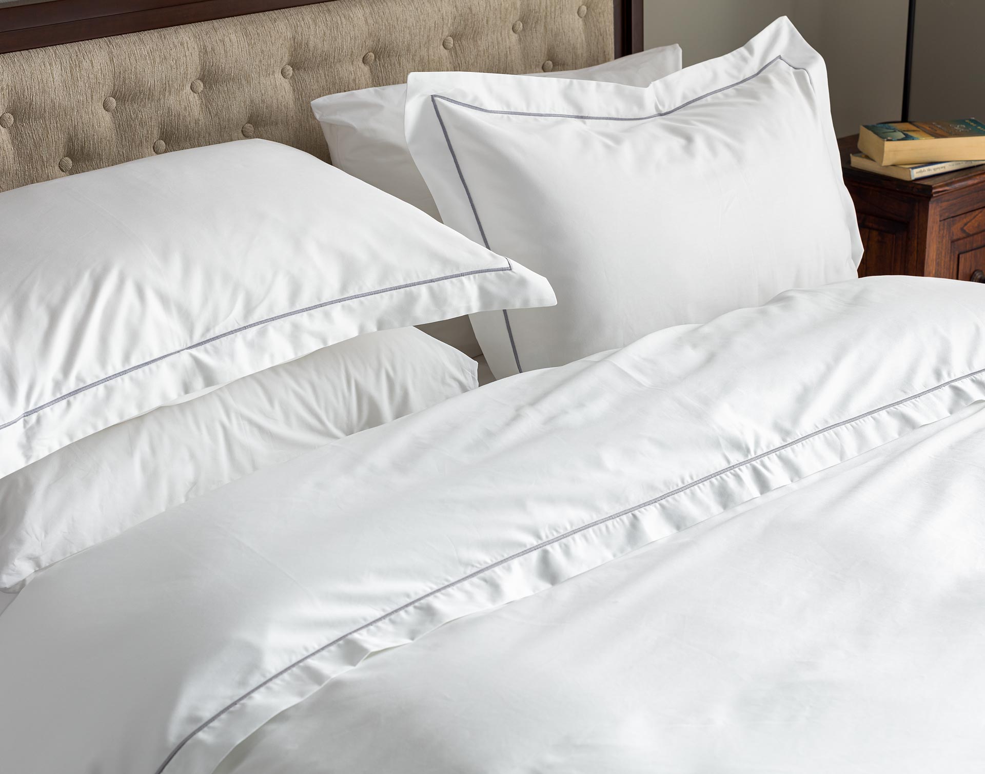 Set pillow cases HRO Luxury 300tc 55 x 75 cm