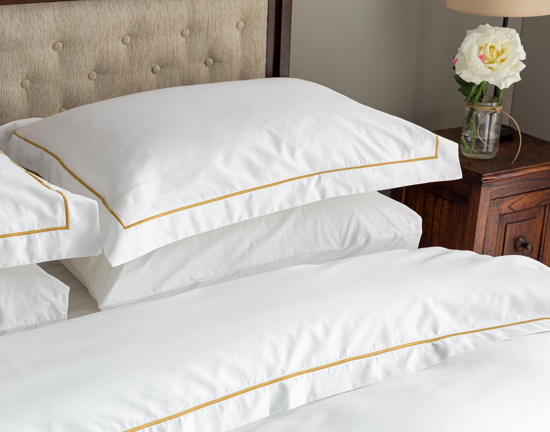 Set pillow cases HRO Luxury 300tc 55 x 75 cm