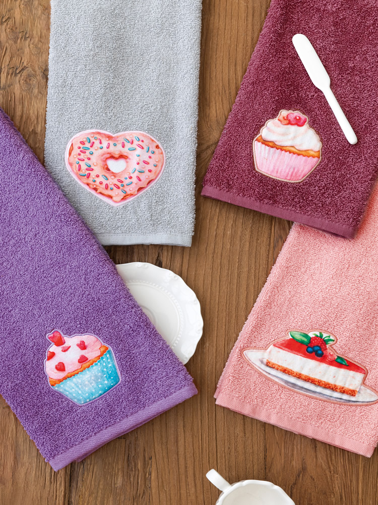 Kitchen Towel set 4pcs / KT220 / 40 x 70 cm