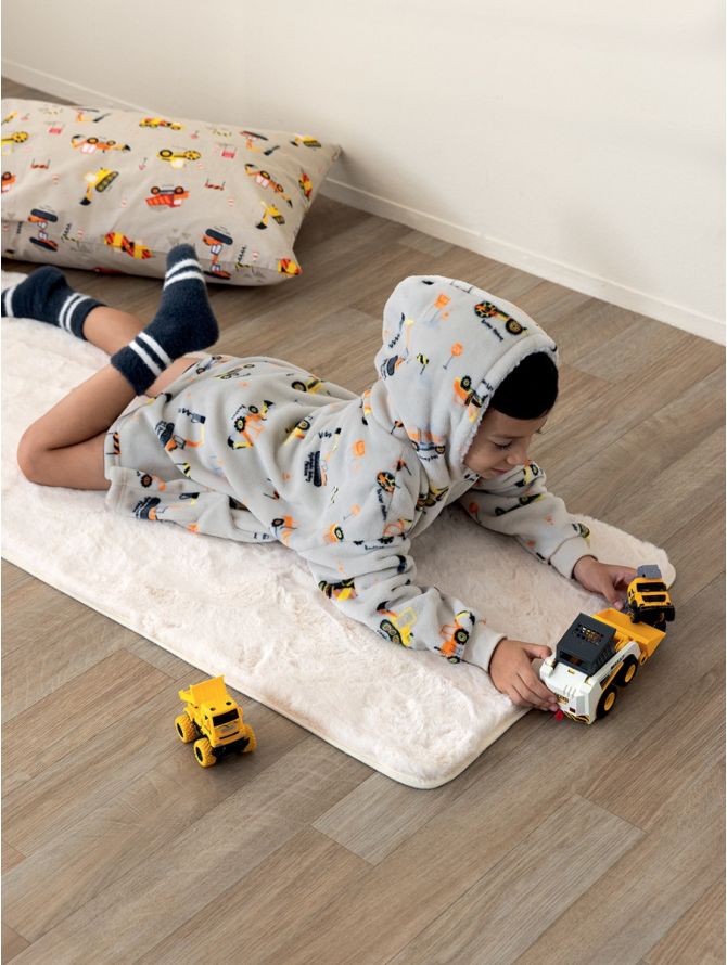 Wearable hooded blanket LORRY / 3-6 YEARS / 90 x 100 cm